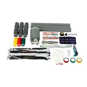 15кВ 3-жильный Комплект Для Завершения Кабеля С Полным Холодным Сжатием Для Наружной Установки