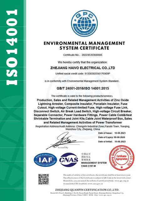 Сертификат электроэнергии