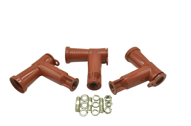 24кВ Угловой Разъединитель Без Экрана / Соединитель T-образного Кабеля / Соединитель Корпуса Tee