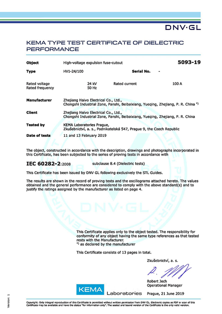 Сертификат электроэнергии